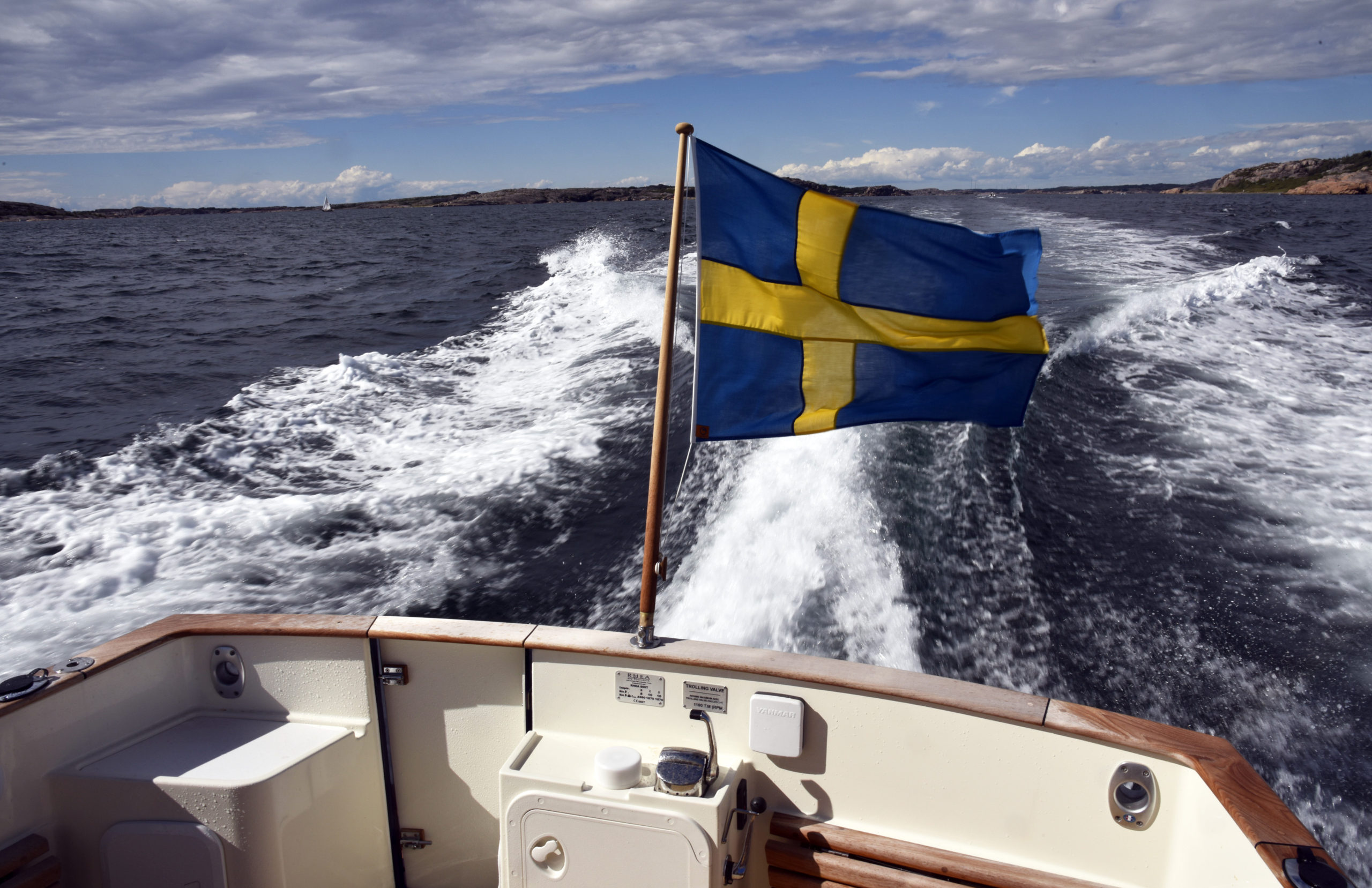 Sommarplats för båt i Stockholm